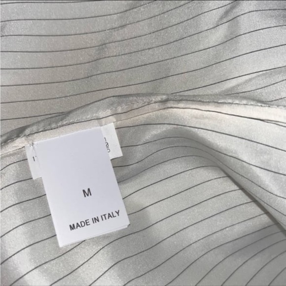 Brunello Cucinelli Silk Shirt Dress Tiered Longsleeve Dress Ruffle Skirt - Picture 4 of 10